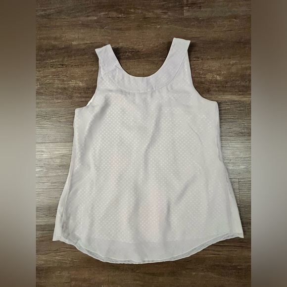 Soft Surroundings Top Layering Tank Pleated Stretch Womens Large‎ Lilac H42 - Picture 2 of 7